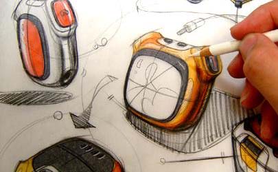 設計概念表達:手繪草圖-深圳工業設計